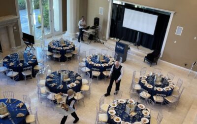 View of Grand Ballroom from left balcony